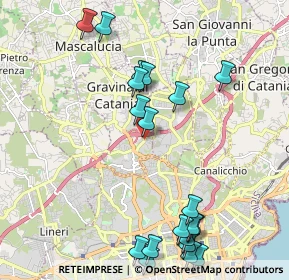 Mappa Via Domenico Savio S., 95030 Gravina di Catania CT, Italia (2.8165)