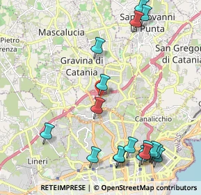 Mappa Via Domenico Savio S., 95030 Gravina di Catania CT, Italia (2.95647)