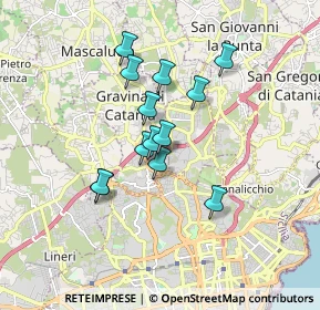 Mappa Via Domenico Savio S., 95030 Gravina di Catania CT, Italia (1.52385)