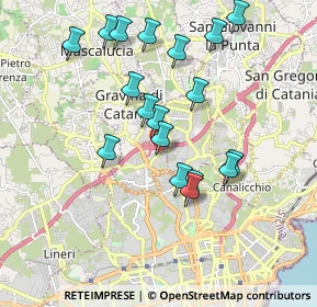 Mappa Via Domenico Savio S., 95030 Gravina di Catania CT, Italia (2.03611)