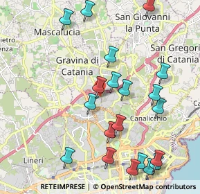 Mappa Via Torino, 95030 Gravina di Catania CT, Italia (2.6395)