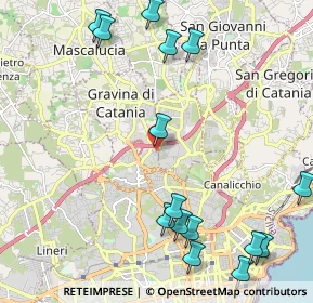 Mappa Via Torino, 95030 Gravina di Catania CT, Italia (3.072)