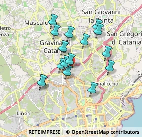 Mappa Via Torino, 95030 Gravina di Catania CT, Italia (1.71313)