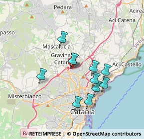 Mappa Via Torino, 95030 Gravina di Catania CT, Italia (3.35455)