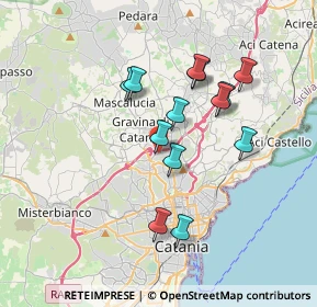 Mappa Via Torino, 95030 Gravina di Catania CT, Italia (3.50923)