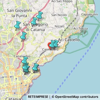 Mappa 95021 Cannizzaro CT, Italia (2.64417)