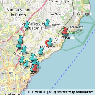 Mappa 95021 Cannizzaro CT, Italia (2.5045)