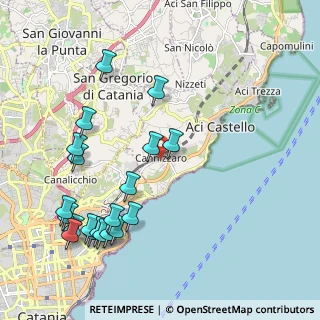 Mappa 95021 Cannizzaro CT, Italia (2.7375)