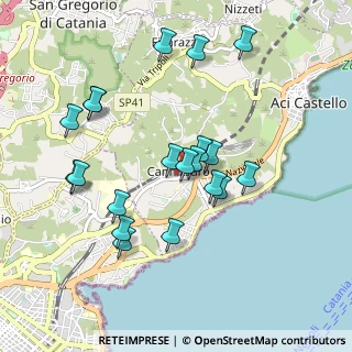 Mappa 95021 Cannizzaro CT, Italia (1.0225)