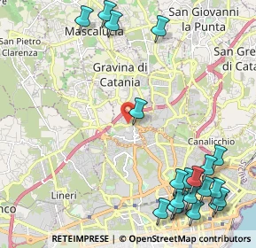 Mappa Via Giovanni Fattori, 95030 Gravina di Catania CT, Italia (3.366)