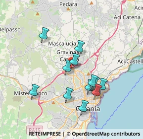 Mappa Via Giovanni Fattori, 95030 Gravina di Catania CT, Italia (3.65583)