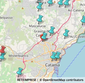 Mappa Via Guido Gozzano, 95030 Gravina di Catania CT, Italia (6.44188)