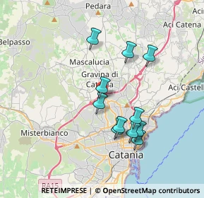 Mappa Via Guido Gozzano, 95030 Gravina di Catania CT, Italia (3.62545)