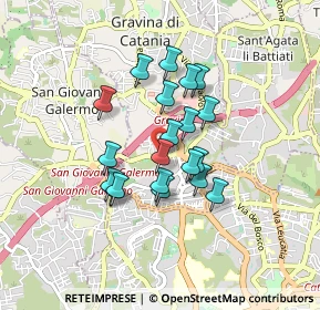 Mappa Via Guido Gozzano, 95030 Gravina di Catania CT, Italia (0.73)