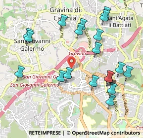 Mappa Via Guido Gozzano, 95030 Gravina di Catania CT, Italia (1.26)