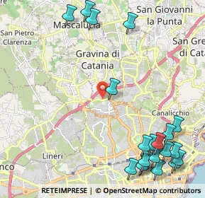 Mappa Via Guido Gozzano, 95030 Gravina di Catania CT, Italia (3.408)