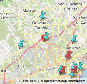 Mappa Via Guido Gozzano, 95030 Gravina di Catania CT, Italia (3.32667)