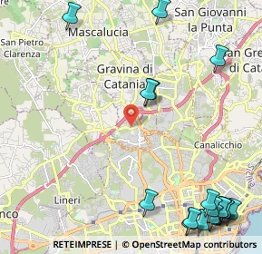 Mappa Via Guido Gozzano, 95030 Gravina di Catania CT, Italia (3.72)