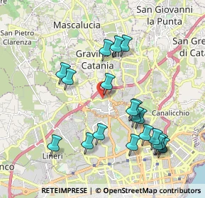 Mappa Via Guido Gozzano, 95030 Gravina di Catania CT, Italia (2.281)