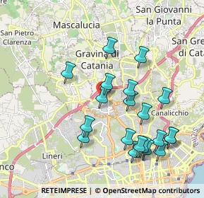 Mappa Via Guido Gozzano, 95030 Gravina di Catania CT, Italia (2.282)
