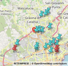 Mappa Via Guido Gozzano, 95030 Gravina di Catania CT, Italia (2.51211)