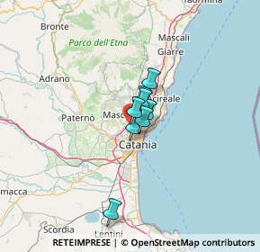 Mappa Via Guido Gozzano, 95030 Gravina di Catania CT, Italia (19.74091)
