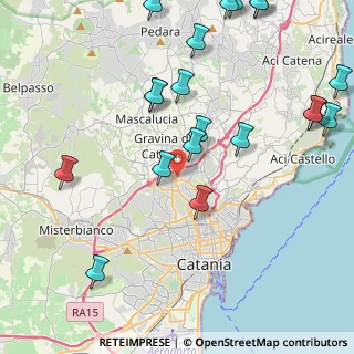 Mappa Via Due Obelischi, 95030 Gravina di Catania CT, Italia (6.0705)