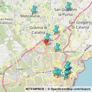 Mappa Via Due Obelischi, 95030 Gravina di Catania CT, Italia (3.015)