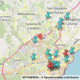 Mappa Via Due Obelischi, 95030 Gravina di Catania CT, Italia (3.324)