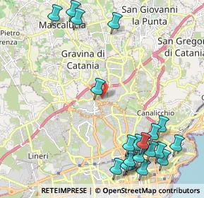 Mappa Via Due Obelischi, 95030 Gravina di Catania CT, Italia (3.182)