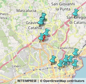 Mappa Via Due Obelischi, 95030 Gravina di Catania CT, Italia (2.50733)