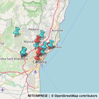 Mappa Via Napoli, 95021 Catania CT, Italia (7.05583)