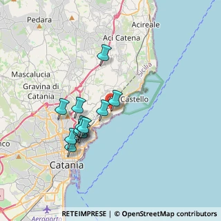 Mappa Via Napoli, 95021 Catania CT, Italia (3.61917)