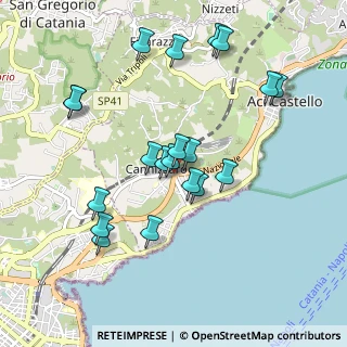 Mappa Via Napoli, 95021 Catania CT, Italia (1.057)