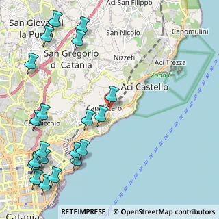 Mappa Via Napoli, 95021 Catania CT, Italia (3.3805)