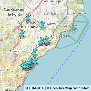 Mappa Via Napoli, 95021 Catania CT, Italia (2.59357)