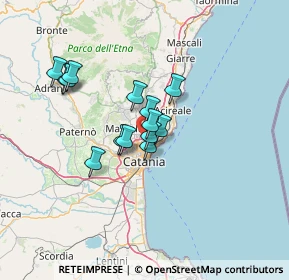 Mappa Via Madonna di Fatima, 95030 Sant'agata Li Battiati CT, Italia (11.10786)