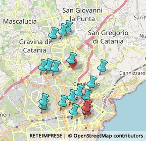 Mappa Via Madonna di Fatima, 95030 Sant'agata Li Battiati CT, Italia (2.13)