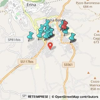 Mappa Via Angelo Tranchida, 94100 Enna EN, Italia (0.867)