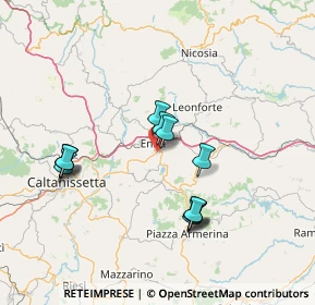 Mappa Via Angelo Tranchida, 94100 Enna EN, Italia (15.2625)