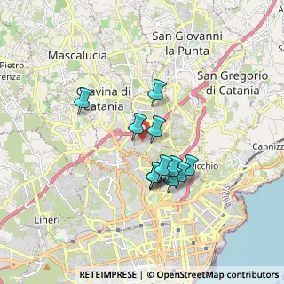 Mappa Via Parco Inglese, 95030 Sant'Agata li Battiati CT, Italia (1.53417)