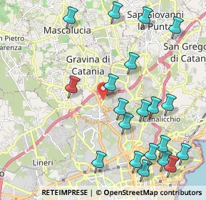 Mappa Via Don Luigi Sturzo, 95030 Gravina di Catania CT, Italia (2.812)