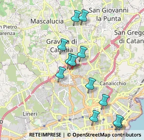 Mappa Via Don Luigi Sturzo, 95030 Gravina di Catania CT, Italia (2.1875)