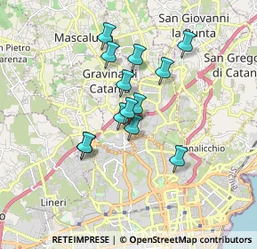 Mappa Via Don Luigi Sturzo, 95030 Gravina di Catania CT, Italia (1.50615)
