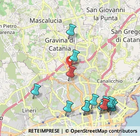 Mappa Via Don Luigi Sturzo, 95030 Gravina di Catania CT, Italia (2.82)