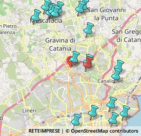 Mappa Via Don Luigi Sturzo, 95030 Gravina di Catania CT, Italia (3.0075)