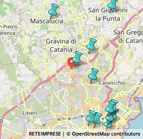 Mappa Via Don Luigi Sturzo, 95030 Gravina di Catania CT, Italia (3.15333)