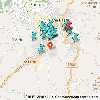 Mappa Via S. Josemarìa Escrivà, 94100 Enna EN, Italia (0.857)