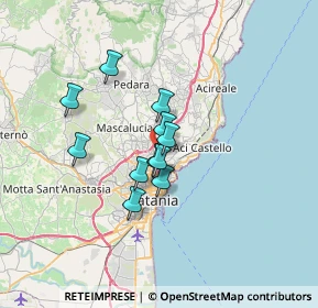 Mappa Via Niccolò Copernico, 95037 San Giovanni La Punta CT, Italia (5.31091)