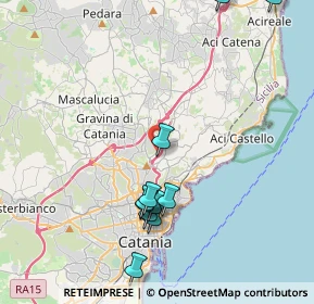 Mappa Via Niccolò Copernico, 95037 San Giovanni La Punta CT, Italia (4.96818)